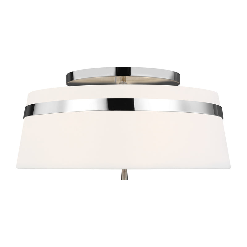 Visual Comfort Studio AF1153PN Cordtlandt Three Light Semi-Flush Mount, Polished Nickel Main Image.jpg