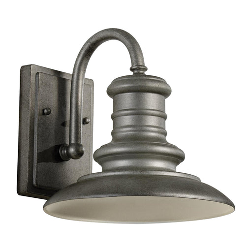 Generation Lighting OL8600TRD/T Redding Station One Light Outdoor Wall Lantern, Tarnished Silver Main Image.jpg