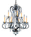 Framburg 9909 MB Liebestraum Nine Light Chandelier, Mahogany Bronze Main Image.jpg