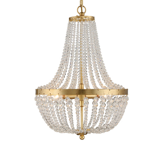 Crystorama 603-GA Rylee Three Light Chandelier Antique Gold Main Image.jpg