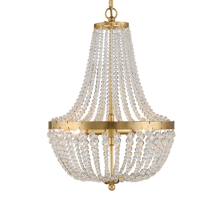 Crystorama 603-GA Rylee Three Light Chandelier Antique Gold Main Image.jpg
