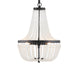 Crystorama 603-MK Rylee Three Light Chandelier Matte Black Main Image.jpg