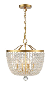 Crystorama 604-GA Rylee Four Light Chandelier Antique Gold Main Image.jpg
