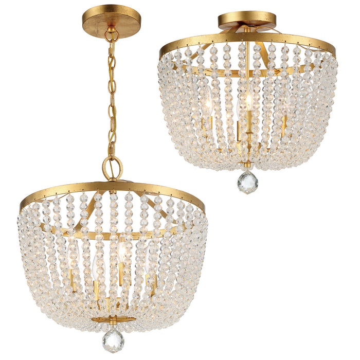 Crystorama 604-GA_CEILING Rylee Four Light Semi Flush Mount Antique Gold Main Image.jpg