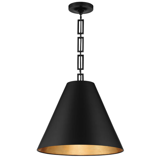 Crystorama 8687-MK-GA Alston Three Light Chandelier Matte Black / Antique Gold Main Image.jpg
