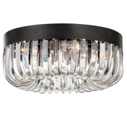 Crystorama ALI-B2005-CZ Alister Five Light Flush Mount Charcoal Bronze Main Image.jpg