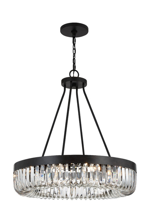 Crystorama ALI-B2010-CZ Alister Ten Light Chandelier Charcoal Bronze Main Image.jpg