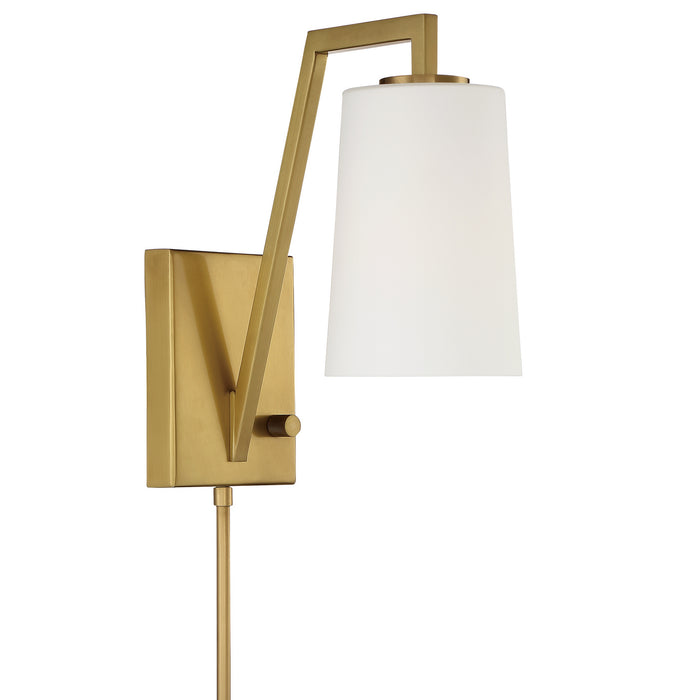 Crystorama AVO-B4201-AG Avon One Light Wall Sconce Aged Brass Main Image.jpg
