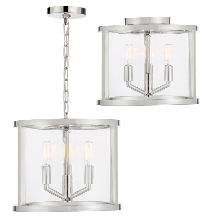 Crystorama DEV-B8003-PN_CEILING Devon Three Light Semi Flush Mount Polished Nickel Main Image.jpg