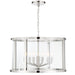 Crystorama DEV-B8066-PN Devon Six Light Chandelier Polished Nickel Main Image.jpg