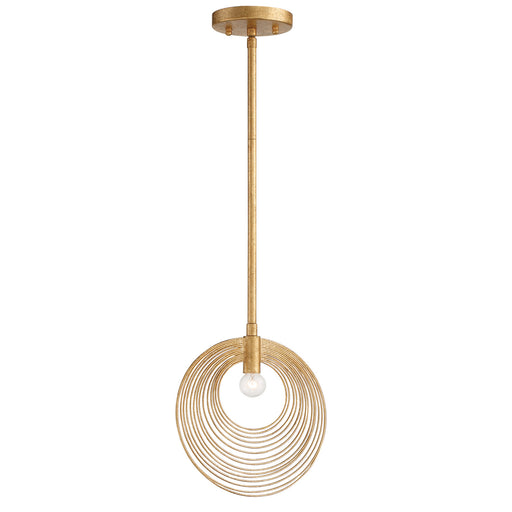 Crystorama DOR-B7700-RG Doral One Light Pendant Renaissance Gold Main Image.jpg