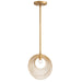 Crystorama DOR-B7700-RG Doral One Light Pendant Renaissance Gold Main Image.jpg
