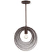Crystorama DOR-B7701-FB Doral One Light Pendant Forged Bronze Main Image.jpg