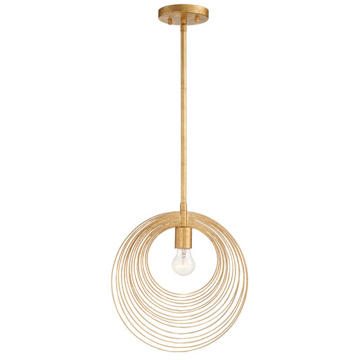 Crystorama DOR-B7701-RG Doral One Light Pendant Renaissance Gold Main Image.jpg