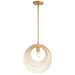 Crystorama DOR-B7701-RG Doral One Light Pendant Renaissance Gold Main Image.jpg