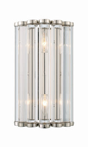 Crystorama ELL-B3002-PN Elliot Two Light Wall Sconce Polished Nickel Main Image.jpg