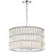 Crystorama ELL-B3006-PN Elliot Six Light Chandelier Polished Nickel Main Image.jpg