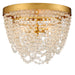 Crystorama FIO-A9103-GA-CL Fiona Three Light Flush Mount Antique Gold Main Image.jpg
