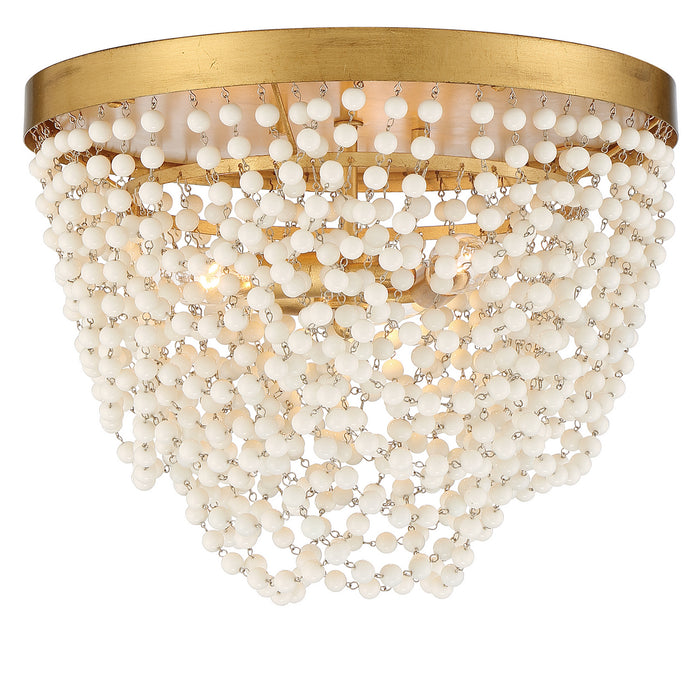 Crystorama FIO-A9103-GA-WH Fiona Three Light Flush Mount Antique Gold Main Image.jpg