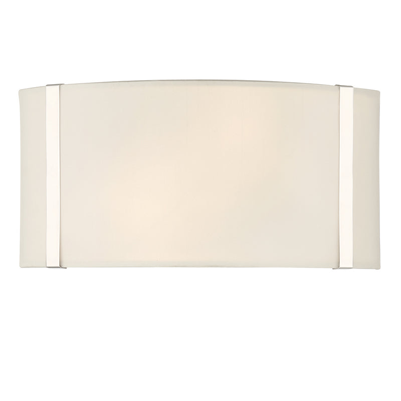 Crystorama FUL-902-PN Fulton Two Light Wall Sconce Polished Nickel Main Image.jpg