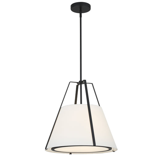 Crystorama FUL-904-BK Fulton Three Light Pendant Black Main Image.jpg