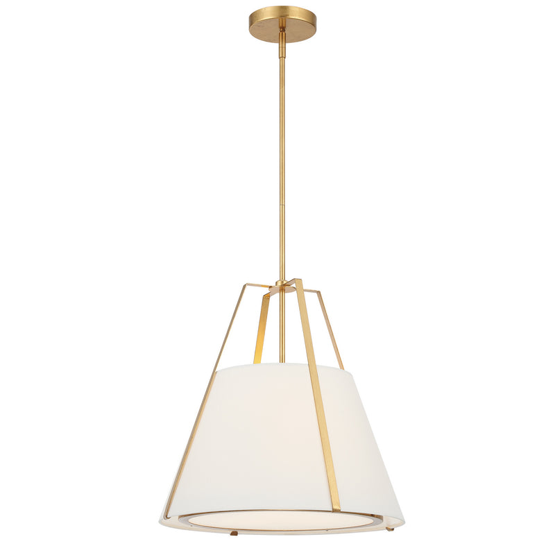 Crystorama FUL-904-GA Fulton Three Light Pendant Antique Gold Main Image.jpg
