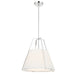 Crystorama FUL-904-PN Fulton Three Light Pendant Polished Nickel Main Image.jpg