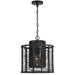 Crystorama JAY-A5001-MK Jayna One Light Pendant Matte Black Main Image.jpg