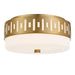 Crystorama KEA-B8200-VG Keaton Two Light Flush Mount Vibrant Gold Main Image.jpg