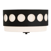 Crystorama KIR-B8100-BF Kirby Two Light Flush Mount Black Forged Main Image.jpg