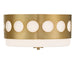 Crystorama KIR-B8100-VG Kirby Two Light Flush Mount Vibrant Gold Main Image.jpg