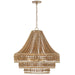 Crystorama SIL-B6006-BS Silas Six Light Chandelier Burnished Silver Main Image.jpg