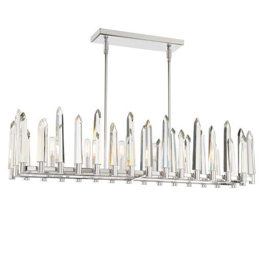 Crystorama WAT-B2006-PN Watson Six Light Chandelier Polished Nickel Main Image.jpg