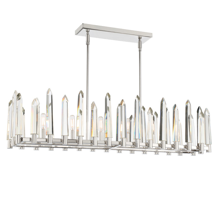 Crystorama WAT-B2006-PN Watson Six Light Chandelier Polished Nickel Main Image.jpg