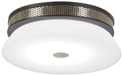 George Kovacs P955-691-L Tauten LED Flush Mount, Coal With Brushed Nickel Main Image.jpg