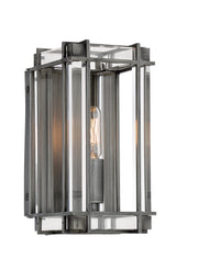 Minka-Lavery 3851-756 Langen Square One Light Wall Mount, Antique Nickel (Painted) Main Image.jpg