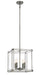 Minka-Lavery 3854-756 Langen Square Four Light Pendant, Antique Nickel (Painted) Main Image.jpg