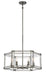 Minka-Lavery 3856-756 Langen Square Six Light Chandelier, Antique Nickel (Painted) Main Image.jpg