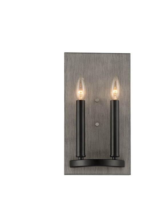 Minka-Lavery 3872-693 Rawson Ridge Two Light Wall Mount, Aged Silverwood And Coal Main Image.jpg