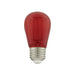 Satco S8022 Light Bulb, Transparent Red Main Image.jpg