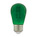 Satco S8024 Light Bulb, Transparent Green Main Image.jpg