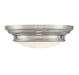 Shoppers Lighting SH60063BN Alexa Two Light Flush Mount, Brushed Nickel Main Image.jpg