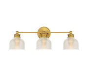 Shoppers Lighting SH80035NB Sarah Three Light Bathroom Vanity Light, Natural Brass Main Image.jpg