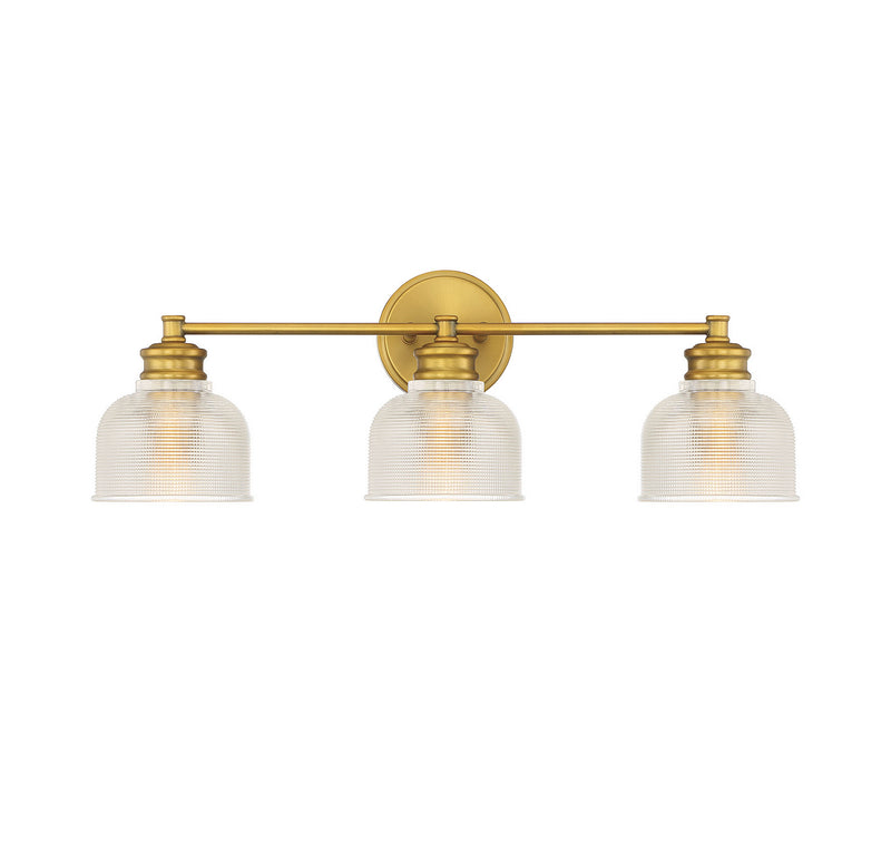 Shoppers Lighting SH80035NB Sarah Three Light Bathroom Vanity Light, Natural Brass Main Image.jpg