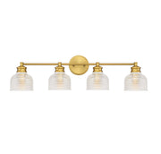 Shoppers Lighting SH80036NB Sarah Four Light Bathroom Vanity Light, Natural Brass Main Image.jpg
