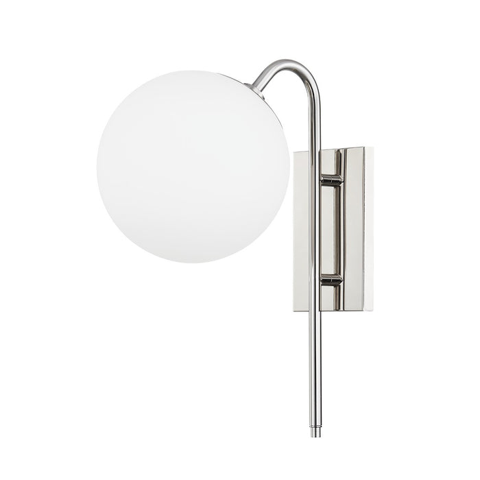 Mitzi H504101-PN Ingrid One Light Wall Sconce, Polished Nickel Main Image.jpg