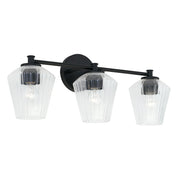 Capital Lighting 141431MB-507 Beau Three Light Vanity, Matte Black Main Image.jpg