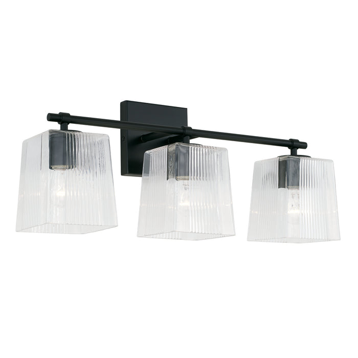 Capital Lighting 141731MB-508 Lexi Three Light Vanity, Matte Black Main Image.jpg