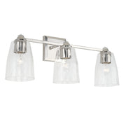 Capital Lighting 141831PN-509 Laurent Three Light Vanity, Polished Nickel Main Image.jpg