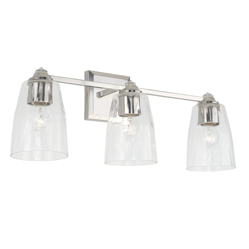 Capital Lighting 141831PN-509 Laurent Three Light Vanity, Polished Nickel Main Image.jpg